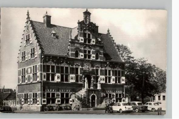 Klundert Stadhuis  auto's, Verzenden, 1960 tot 1980, Ongelopen, Noord-Brabant