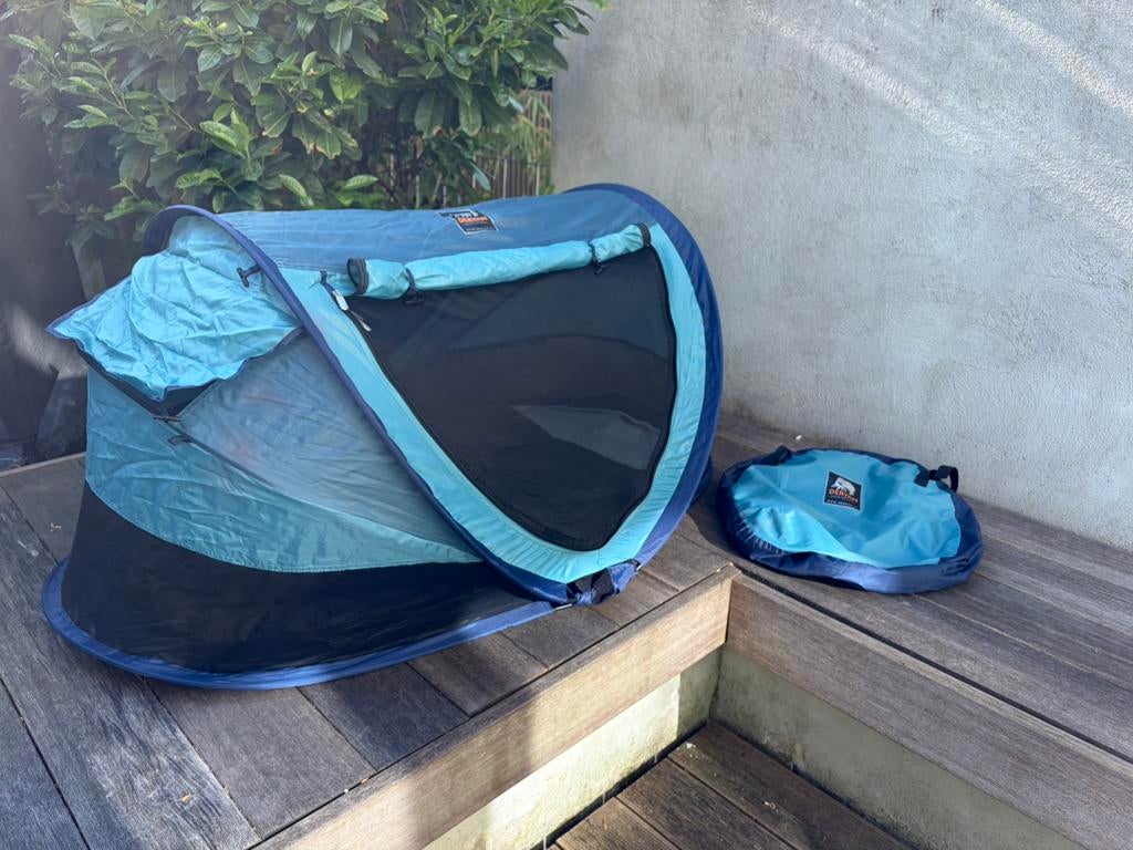 Deryan travel cot peuter/tent incl slaapzak nieuwstaat, Ophalen of Verzenden, Zo goed als nieuw, Tot en met 2