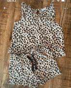 Zomers setje panterprint H&M maat 68, Kinderen en Baby's, Babykleding | Maat 68, Ophalen of Verzenden, Zo goed als nieuw, Meisje