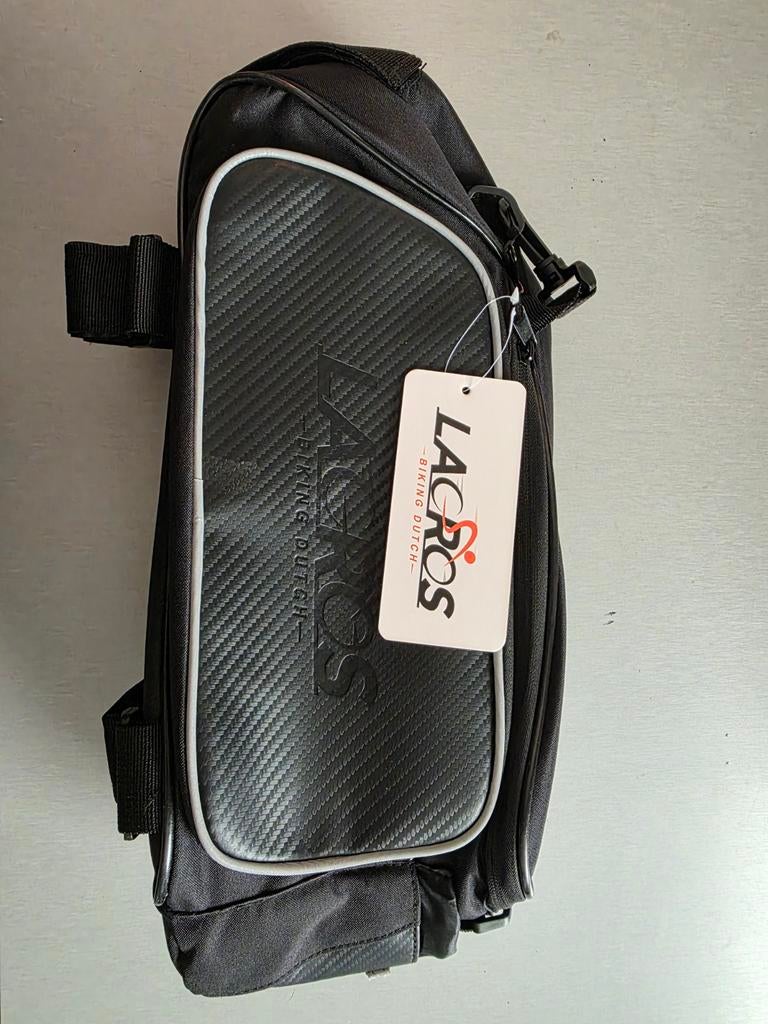 Lagros Fietstas Top Tube 10L Zwart - Nieuw, Ophalen of Verzenden, Nieuw, Lagros