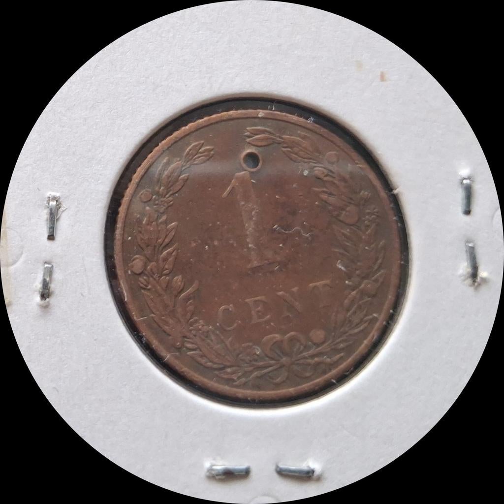 Nederland  - 1 cent 1906., Postzegels en Munten, Munten | Nederland, Verzenden, Koningin Wilhelmina, 1 cent, Losse munt