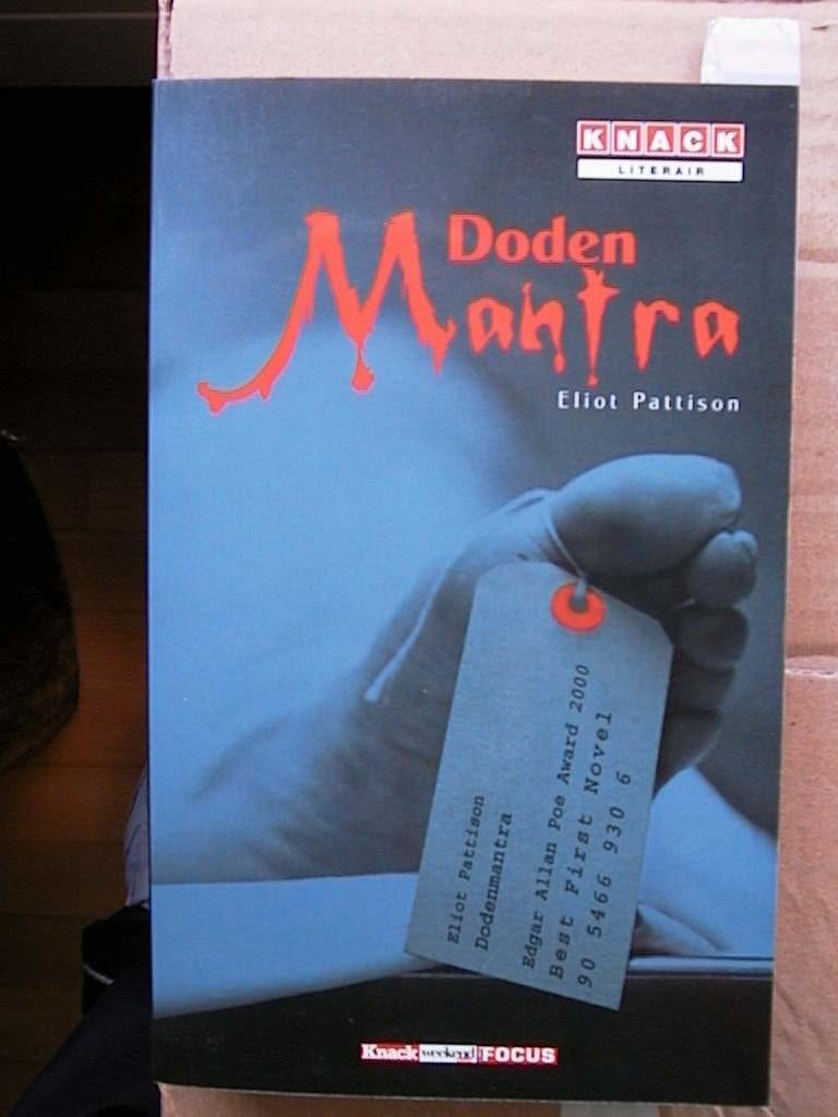 Eliot Pattinson Dodenmantra, Boeken, Ophalen of Verzenden, Europa overig