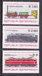 Oostenrijk 1977 pf mi 1559 - 1561 treinen, Verzenden, Postfris