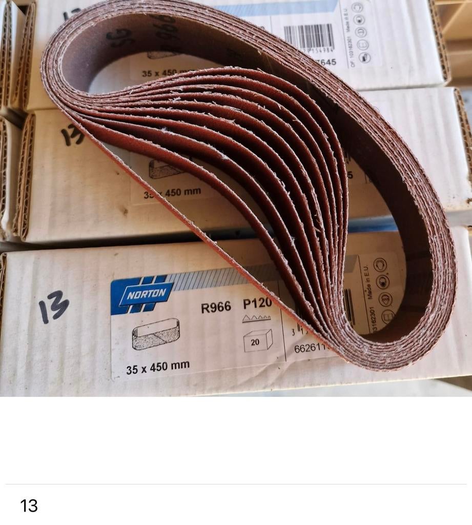 Schuurband Norton, Ophalen, Nieuw, 1200 watt of meer, Overige typen