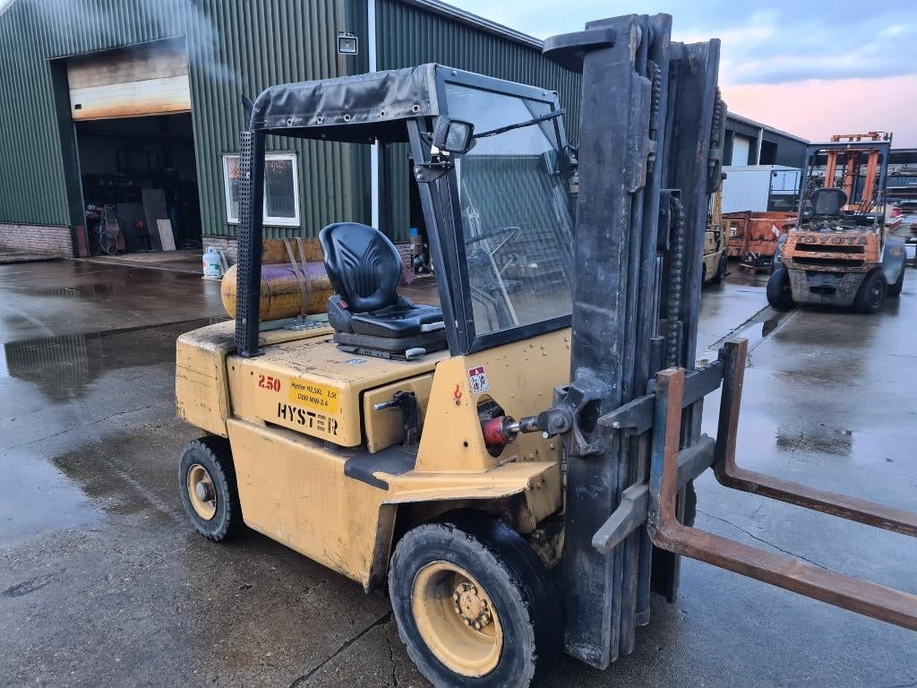 Heftruck Hyster 2.5 tons gas, Heftruck, Hyster, 2000 tot 3000 kg, Ophalen