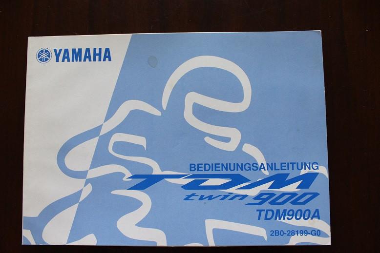 Yamaha TDM900 A 2004 motorrad bedienungs anleitung TDM 900, Ophalen of Verzenden, Yamaha