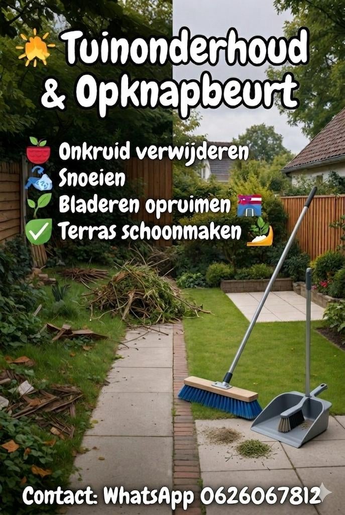 Tuinonderhoud & Opknapbeurt, Ophalen of Verzenden