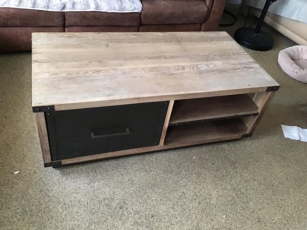 Eiken salontafel, Ophalen of Verzenden