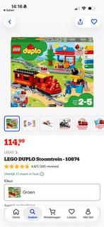 Grote set lego duplo trein, Ophalen, Zo goed als nieuw