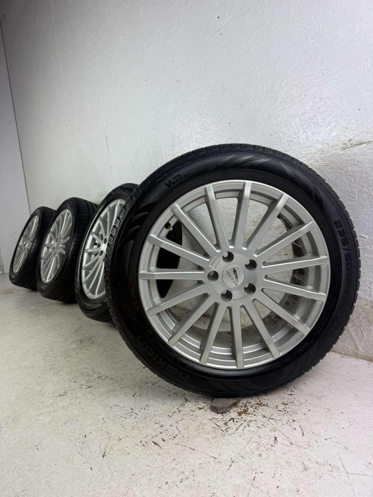 Originele Jaguar XF XJ XE velgen 18" 5x108 winterset 8mm!