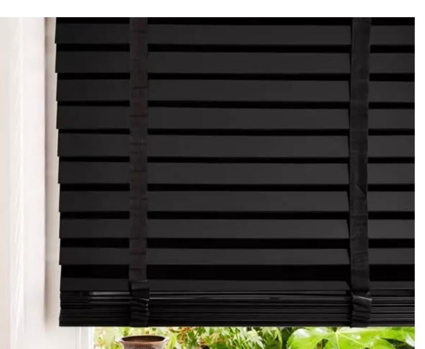 Zwarte PVC Jaloezieën, Ophalen, Zwart, Nieuw, 200 cm of meer