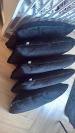Eichholtz kussens zwart velvet 60x60 5x, Ophalen of Verzenden, Zo goed als nieuw, Zwart, Vierkant