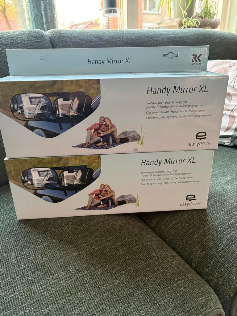 Caravanspiegels, Ophalen, Nieuw