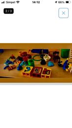 Te koop, Doos met Lego spulletjes. € 6,00, Ophalen of Verzenden, Zo goed als nieuw
