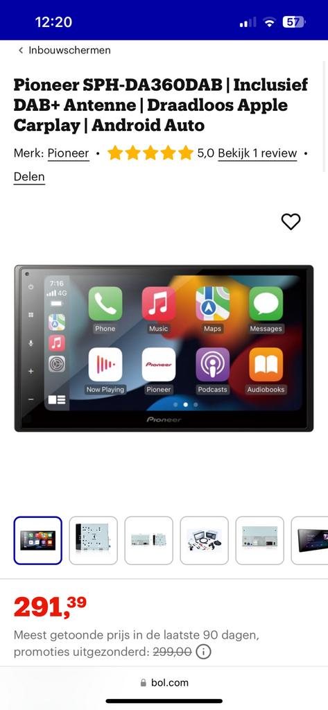 Apple carplay, Ophalen of Verzenden, Nieuw