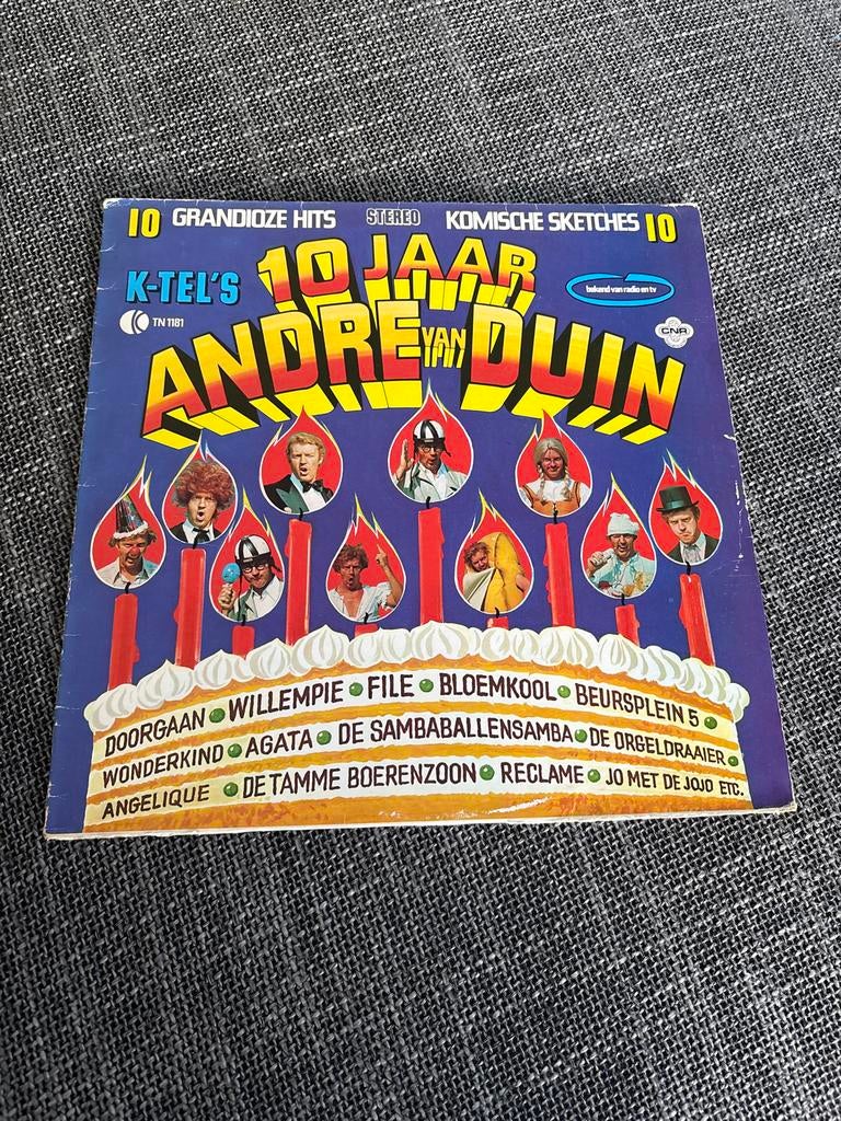 André van Duin - 10 Jaar André van Duin LP, Ophalen, Gebruikt, 12 inch