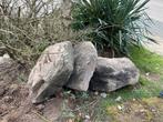 3 Grote Maaskeien Zwerfkeien voor Tuin of Decoratie, Ophalen, Overige materialen, Gebruikt, Kei