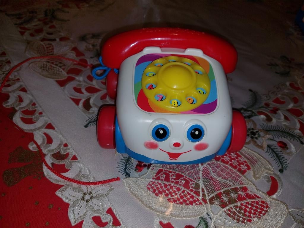 Fisher-Price. Ring! Ding. Telefoon. Vintage., Ophalen of Verzenden, Zo goed als nieuw, Speelset, Met geluid