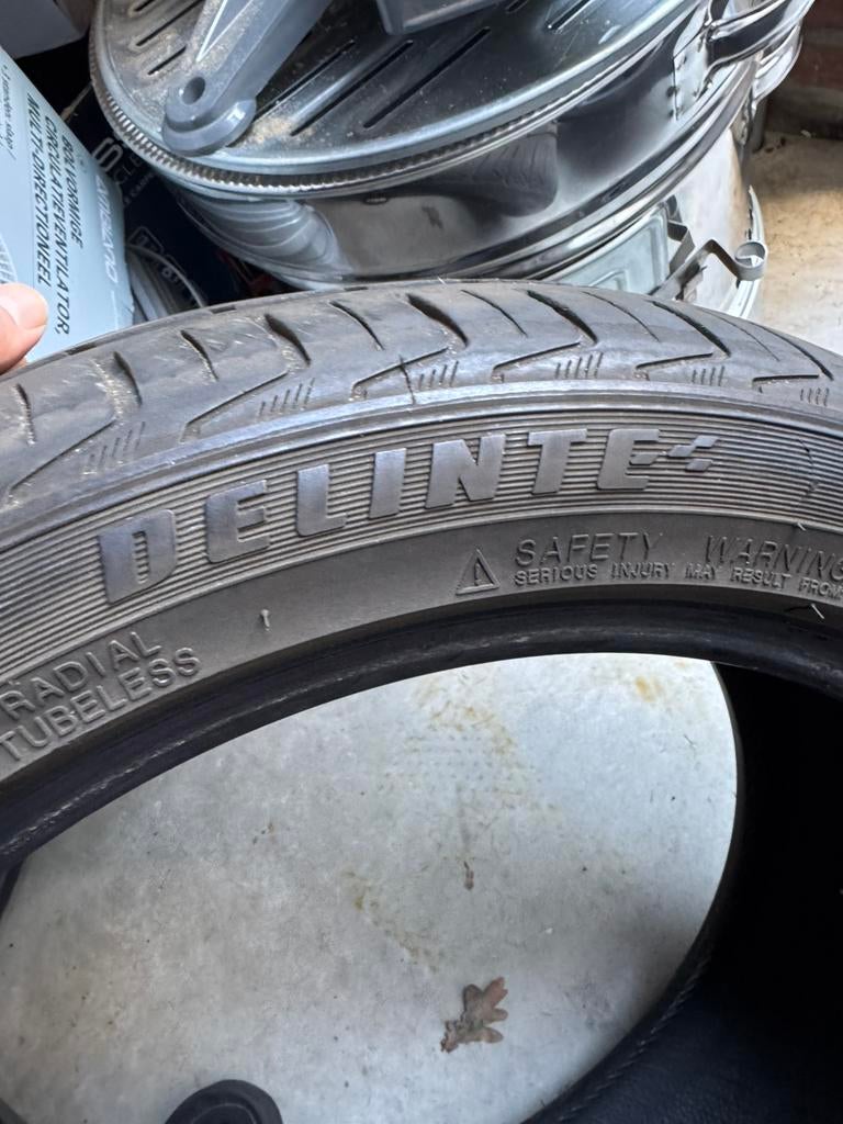 x DELINtE   zomerbanden maat 225/ 45/17 met goed profiel, Ophalen of Verzenden, Zo goed als nieuw