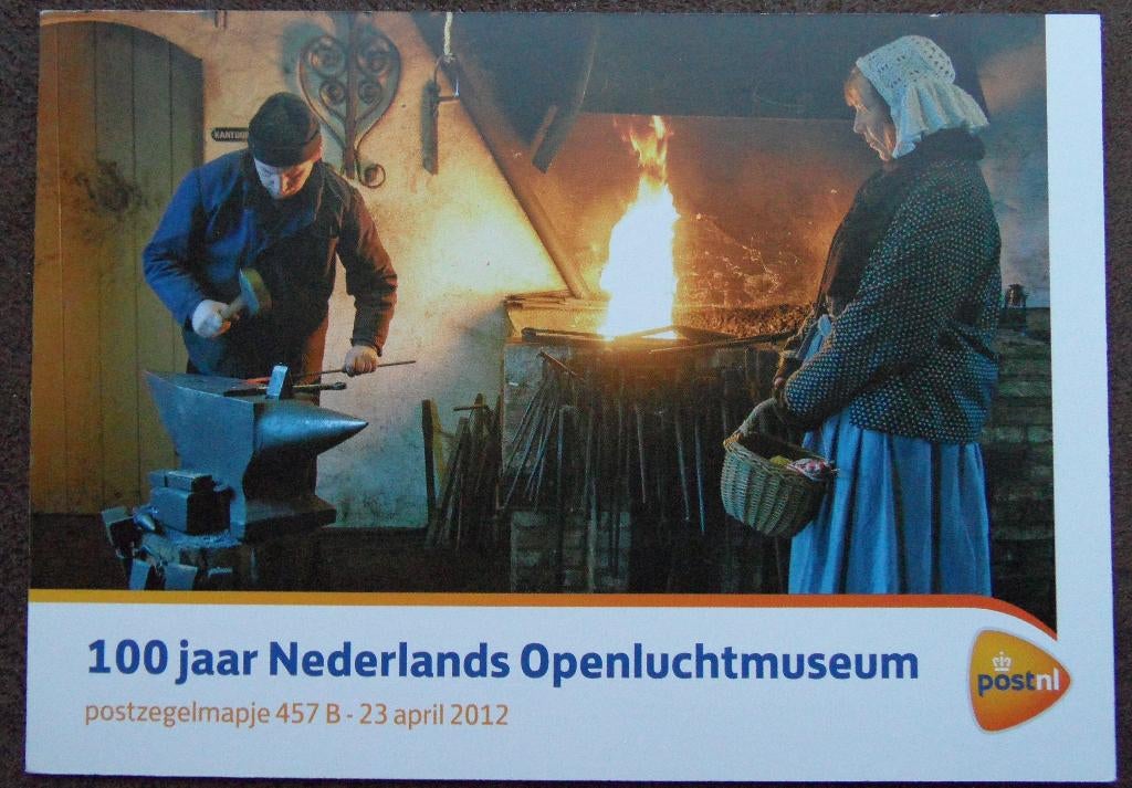 Postzegelmapje 457B – 100 jaar Nederlands Openluchtmuseum, Ophalen of Verzenden, Postfris