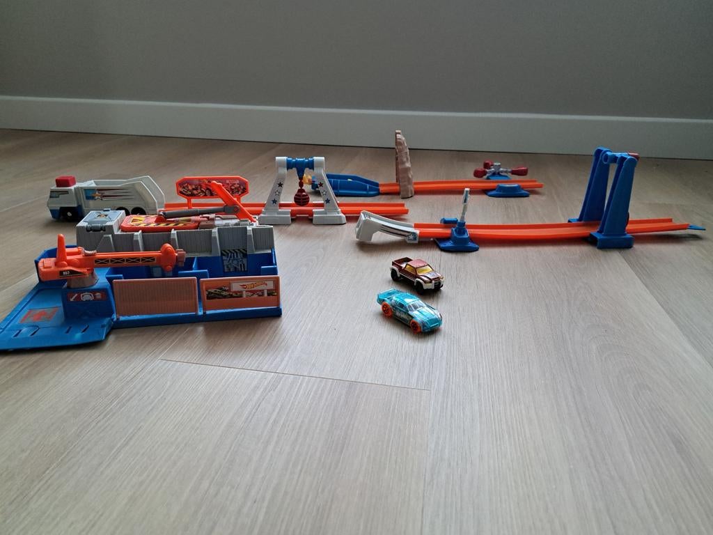 Hot Wheels racebaan, Kinderen en Baby's, Speelgoed | Racebanen, Ophalen, Zelf te bouwen, Hot Wheels, Handmatig