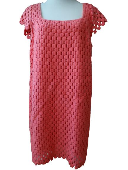 Schitterende HOSS INTROPIA jurk mt 42/44, Kleding | Dames, Maat 42/44 (L), Ophalen of Verzenden, Zo goed als nieuw, Roze