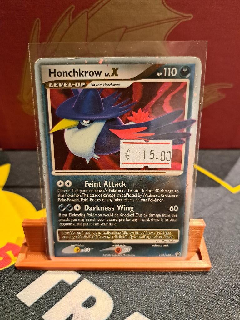 Honchkrow lv. X 132/132	 € 15,00, Ophalen of Verzenden, Zo goed als nieuw, Losse kaart