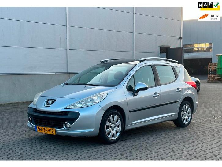 Peugeot 207 SW 1.4 - Panoramadak - Nieuwe APK, Auto's, Peugeot, Bedrijf, Te koop, Airbags, Airconditioning, Boordcomputer, Centrale vergrendeling