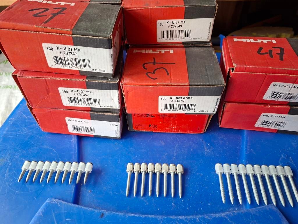 Hilti nagels voor MX, Ophalen of Verzenden