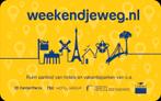 Weekendje weg voucher t.w.v. €500,-, Tickets en Kaartjes, Eén persoon, Cadeaubon