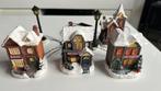 Klein kerstdorpje met verlichting, Diversen, Kerst, Ophalen of Verzenden, Zo goed als nieuw