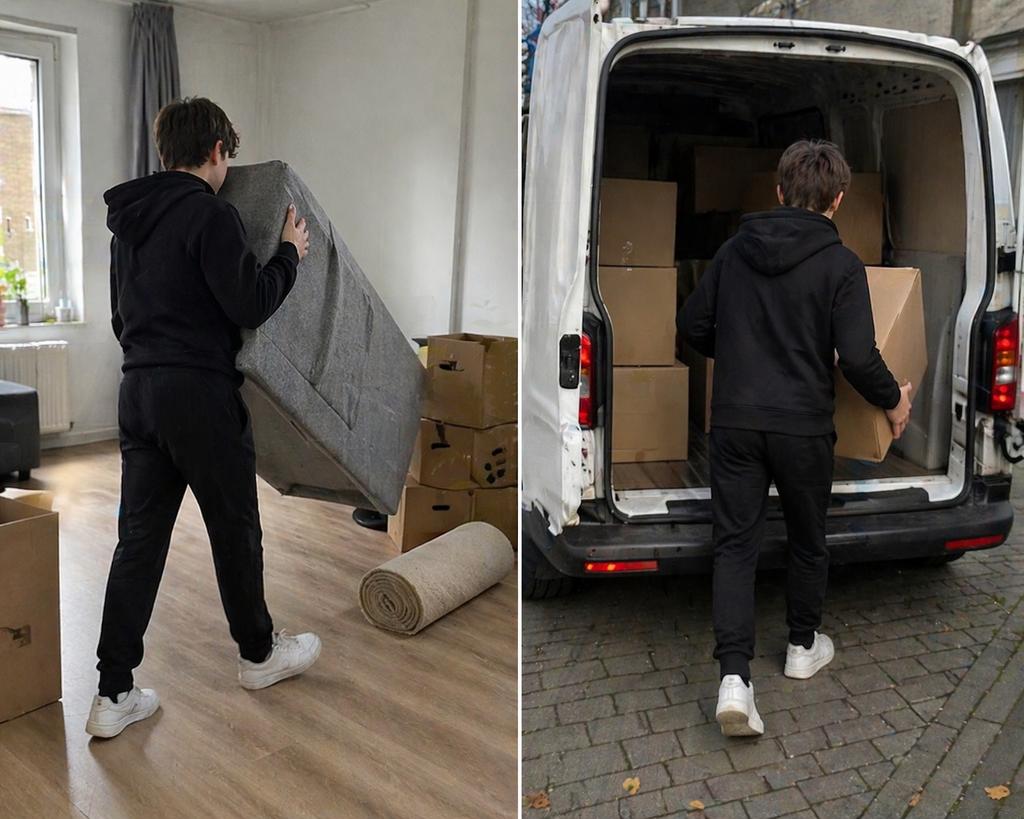 Hulp bij verhuizen, tuinwerk en schoonmaken