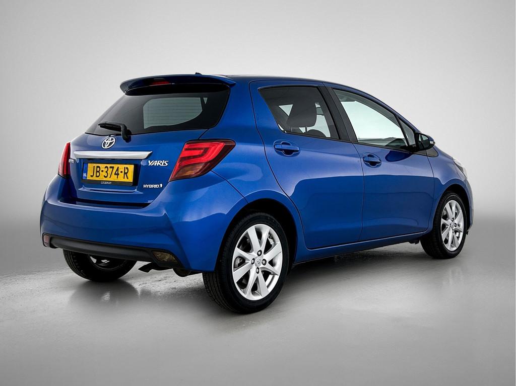 Toyota Yaris 1.5 Full Hybrid Dynamic (bj 2014, automaat), Auto's, 12 maanden, Gebruikt, 4 cilinders, Blauw