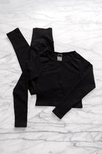 Sportset Stronger Crop Top & Legging Maat XS, Zwart, Ophalen of Verzenden, Fitness of Aerobics, Stronger