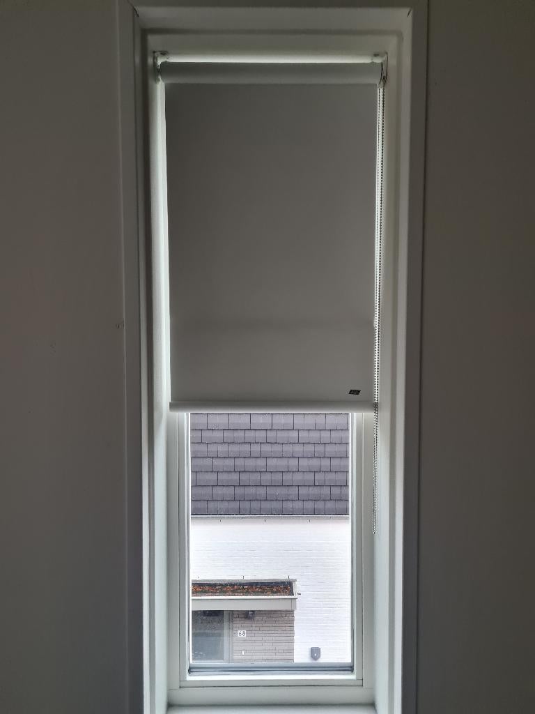 Rolgordijn 50cm breed, Wit, Zo goed als nieuw, 150 tot 200 cm, 50 tot 100 cm