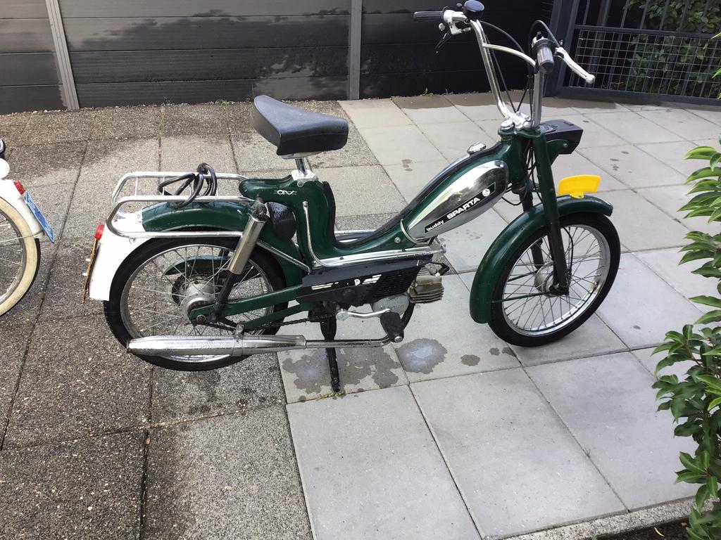 Oldtimer brommer Sparta Buddy, Ophalen, Maximaal 45 km/u, Sparta