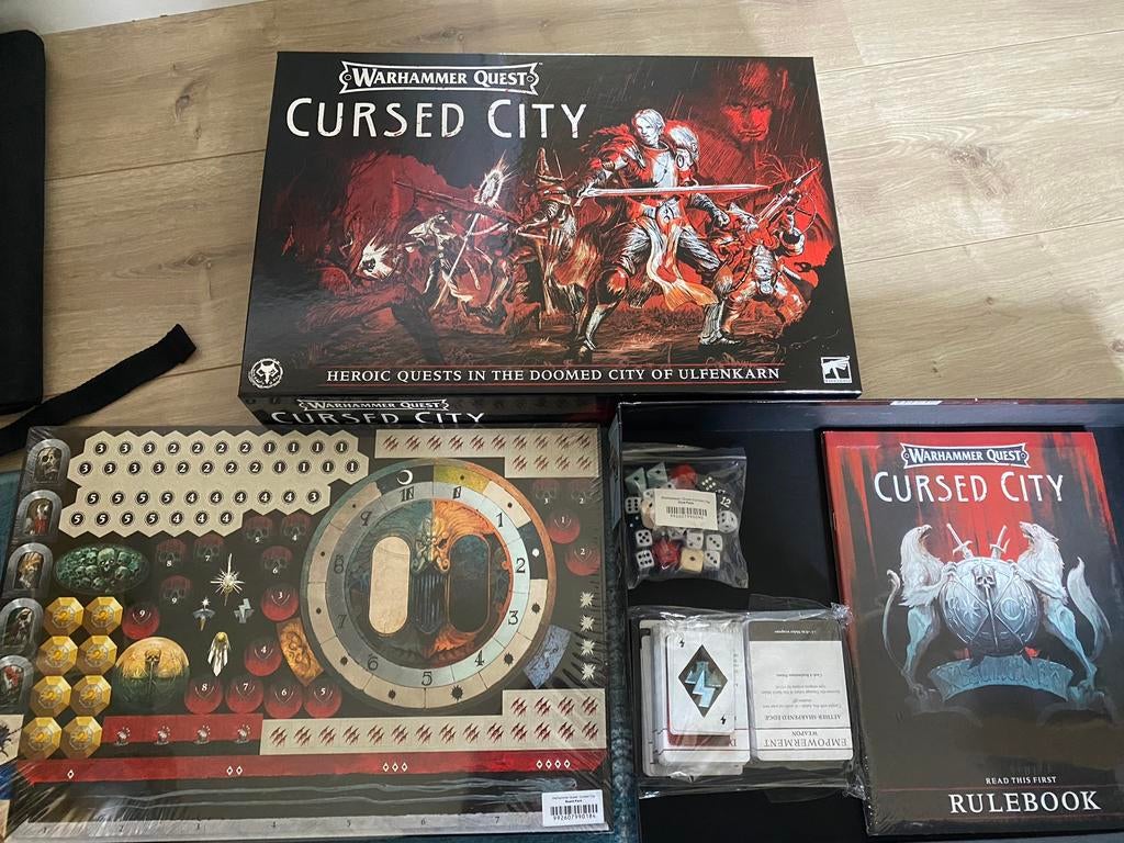 Cursed city complete game without miniatures AOS, Hobby en Vrije tijd, Wargaming, Ophalen of Verzenden, Zo goed als nieuw, Warhammer