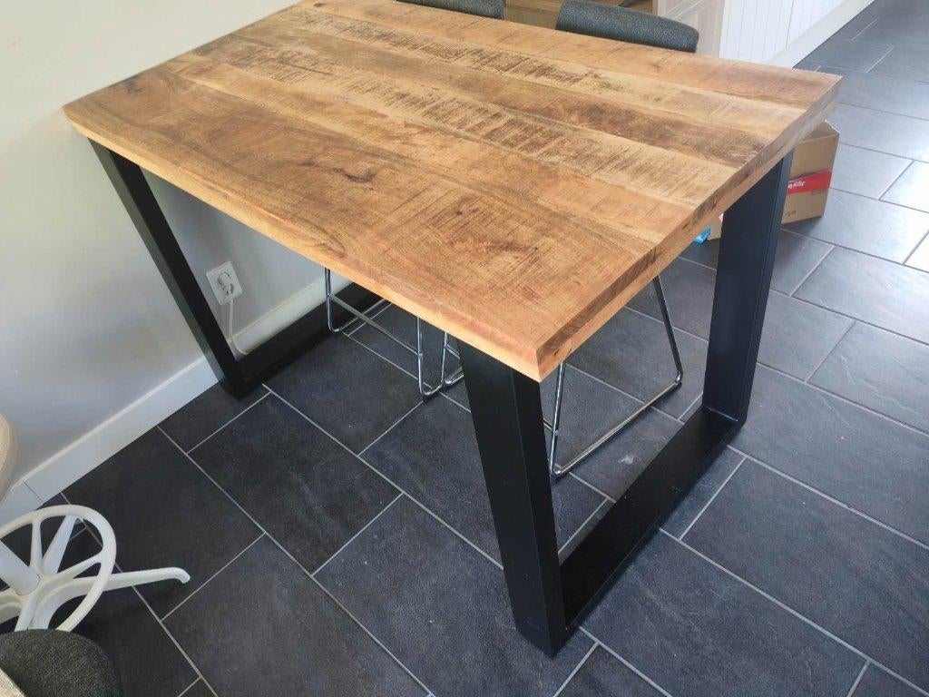 Eettafel / Bartafel (140 x 80 x 90)in Mijnsheerenland 3271AB, Ophalen, Gebruikt, 100 tot 150 cm, 50 tot 100 cm
