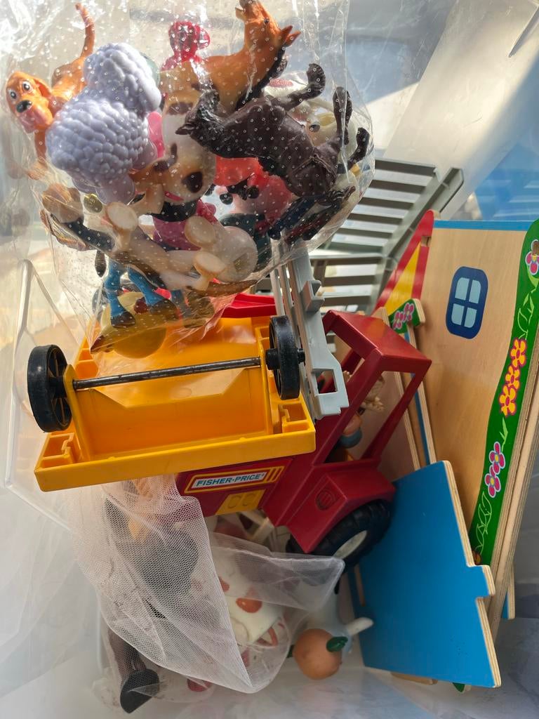 Boerderij met tractor Fischer price en boerderijdieren, Ophalen, Gebruikt, Jongen of Meisje