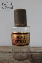 Oude antieke Franse apothekers pot Pulvis *Pronck & Praal*, Ophalen of Verzenden
