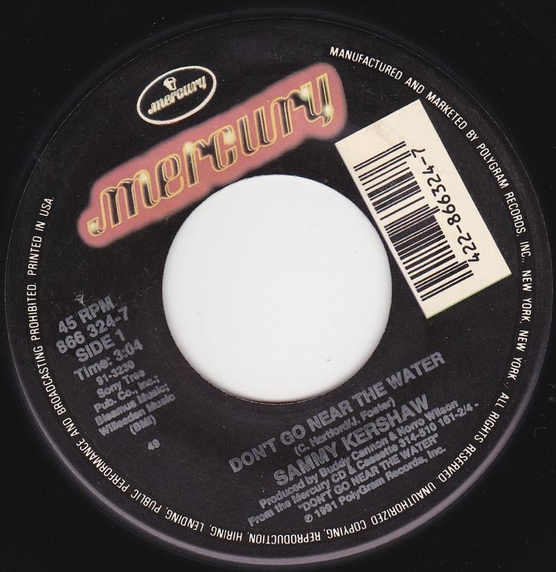 Sammy Kershaw - Don't Go Near The Water 7", 7 inch, Single, Ophalen of Verzenden, Zo goed als nieuw