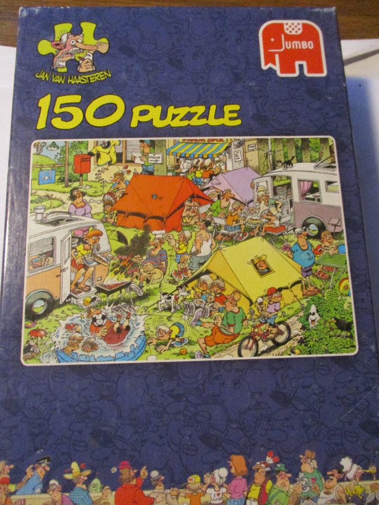 17x Jumbo Puzzle. 12x  Van Haasteren + 5x  Wasgij Puzzles, Ophalen of Verzenden, Minder dan 500 stukjes, Zo goed als nieuw, Legpuzzel