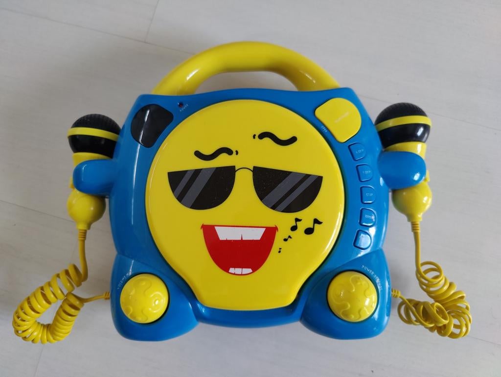 Bigben CD-speler met microfoons - Karaoke voor kinderen, Ophalen of Verzenden, Gebruikt, Overige typen, Met geluid