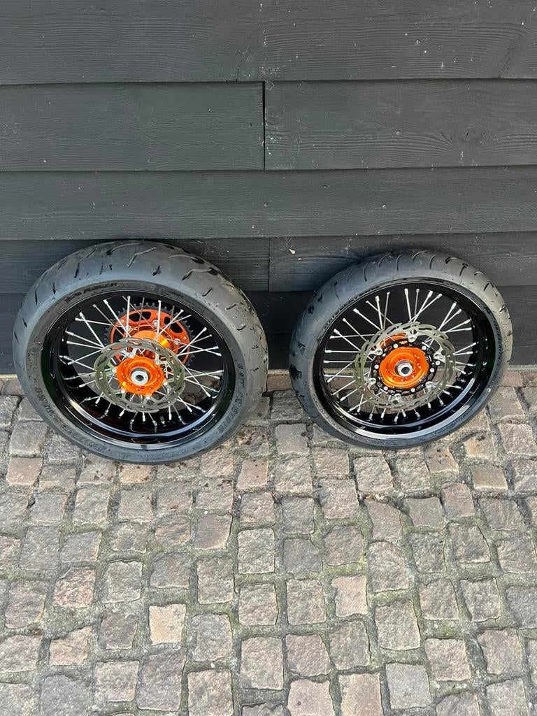 Supermoto wielen set rex(haan) glm(excel) LEES BESCHRIJVING!, Ophalen of Verzenden, Nieuw