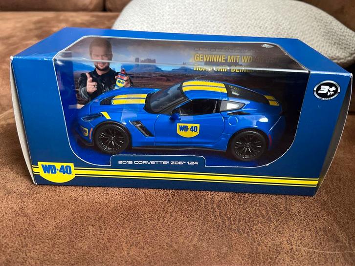 Maisto/Bburago 2015 Corvette Z06 WD-40 Editie 1:24 Nieuw, Hobby en Vrije tijd, Modelauto's | 1:24, Nieuw, Auto, Maisto, Ophalen of Verzenden