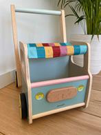 Janod Houten Loopwagen IJscokar met Accessoires, Ophalen, Zo goed als nieuw, Jongen of Meisje