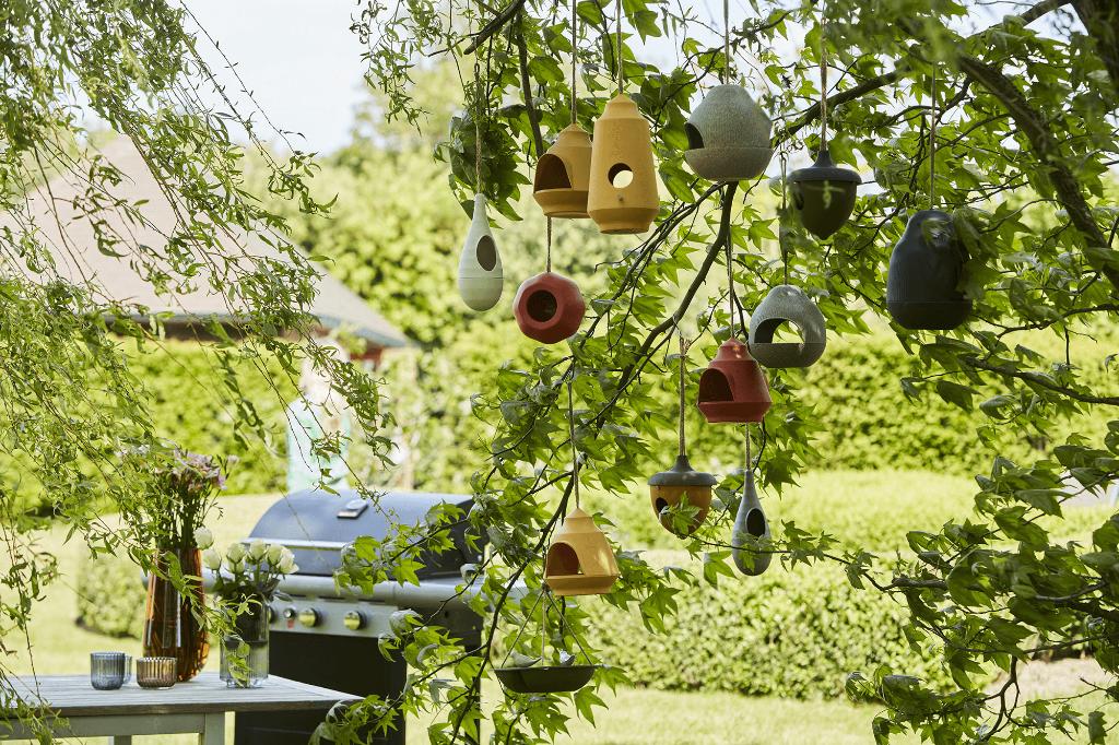 Vogelhuisjes Bamboe, Ophalen of Verzenden, Nieuw