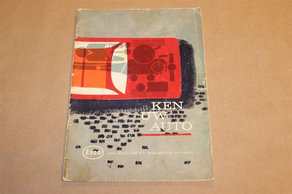 Ken Uw Auto — Werking & Constructie Esso 1963 Vintage Boek, Ophalen of Verzenden