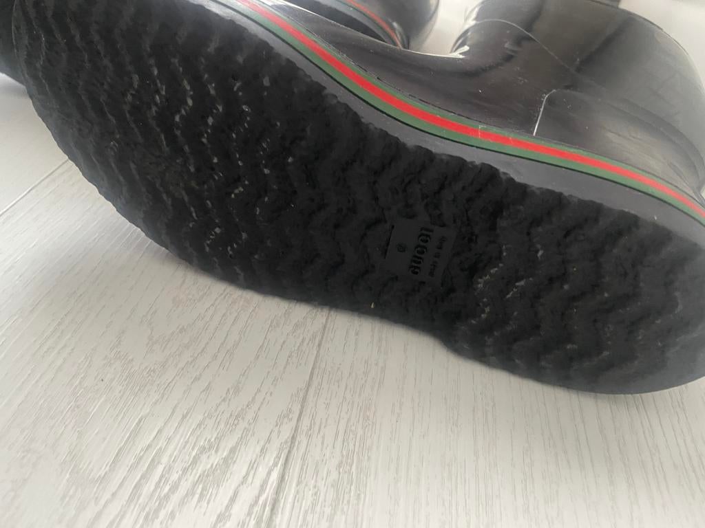 Gucci rubber laarzen, Kleding | Heren, Zwart, Boots, Ophalen of Verzenden, Zo goed als nieuw