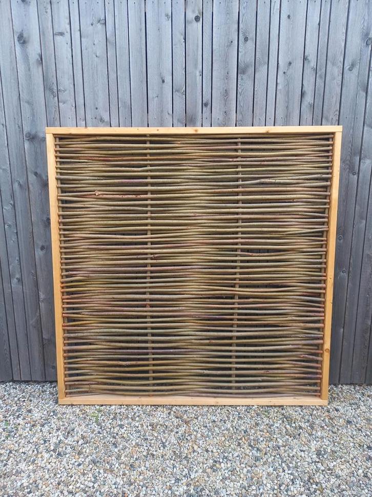 Handgevlochten wilgenschutting, Tuin en Terras, Schuttingen, Nieuw, Hout, 1 tot 2 meter, 6 meter of meer, Ophalen of Verzenden